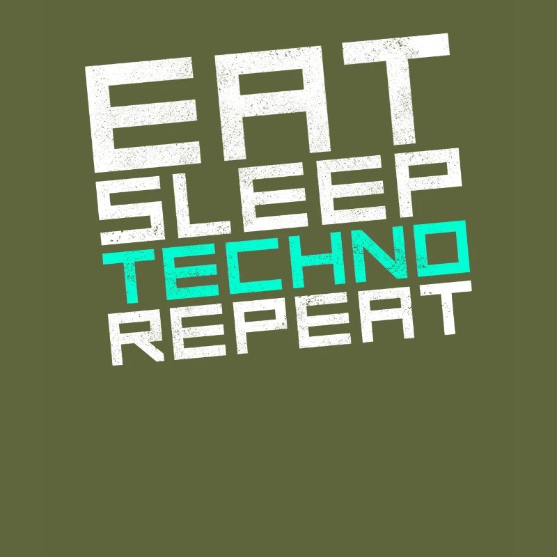 manger du sommeil techno répéter