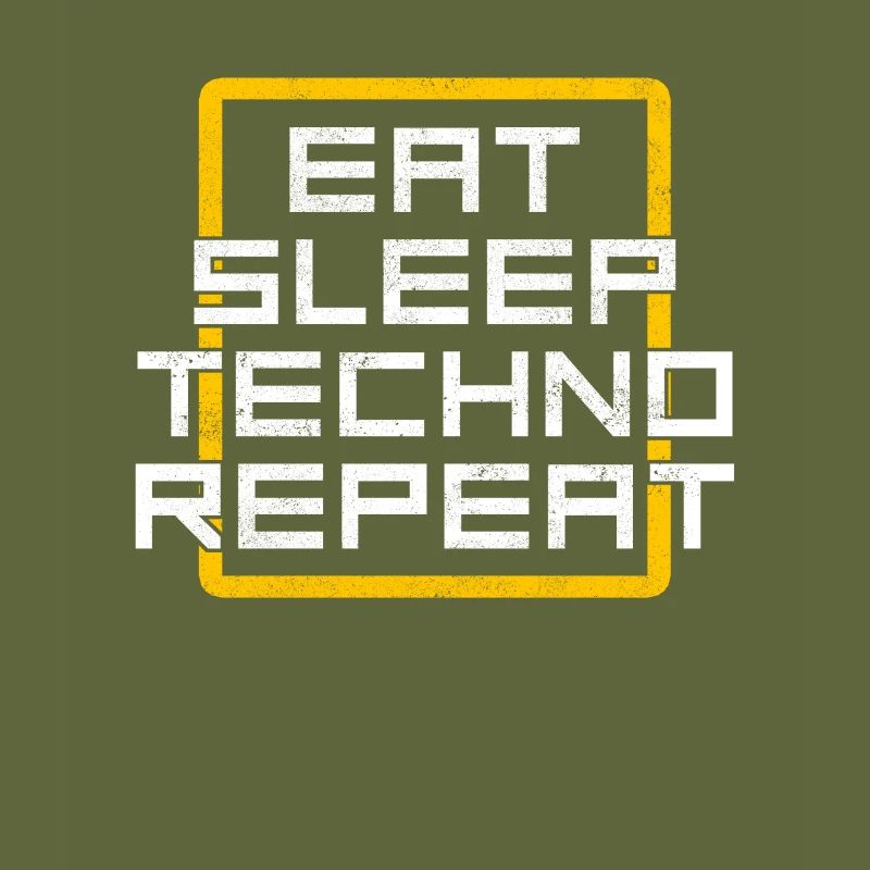 manger du sommeil techno répéter