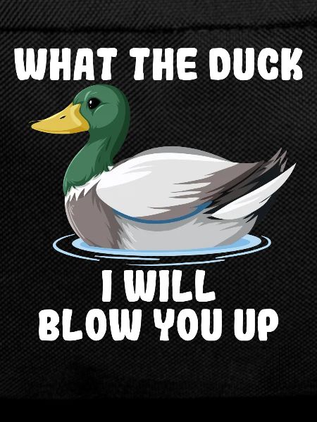 Funny duck hunting duck hunter