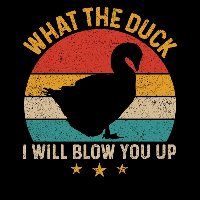Funny duck hunting duck hunter