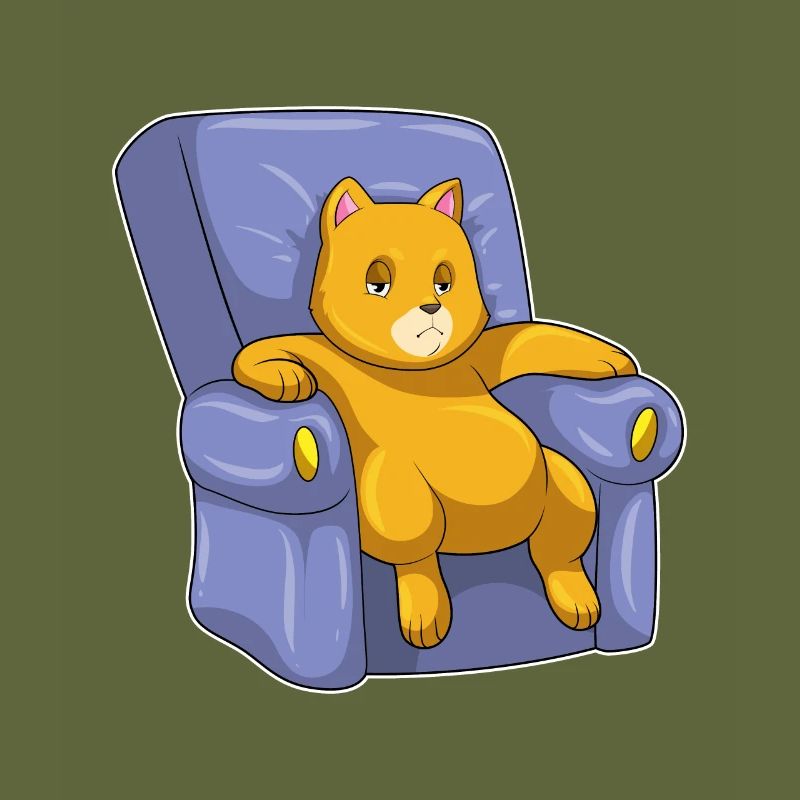 Cat with sofa
