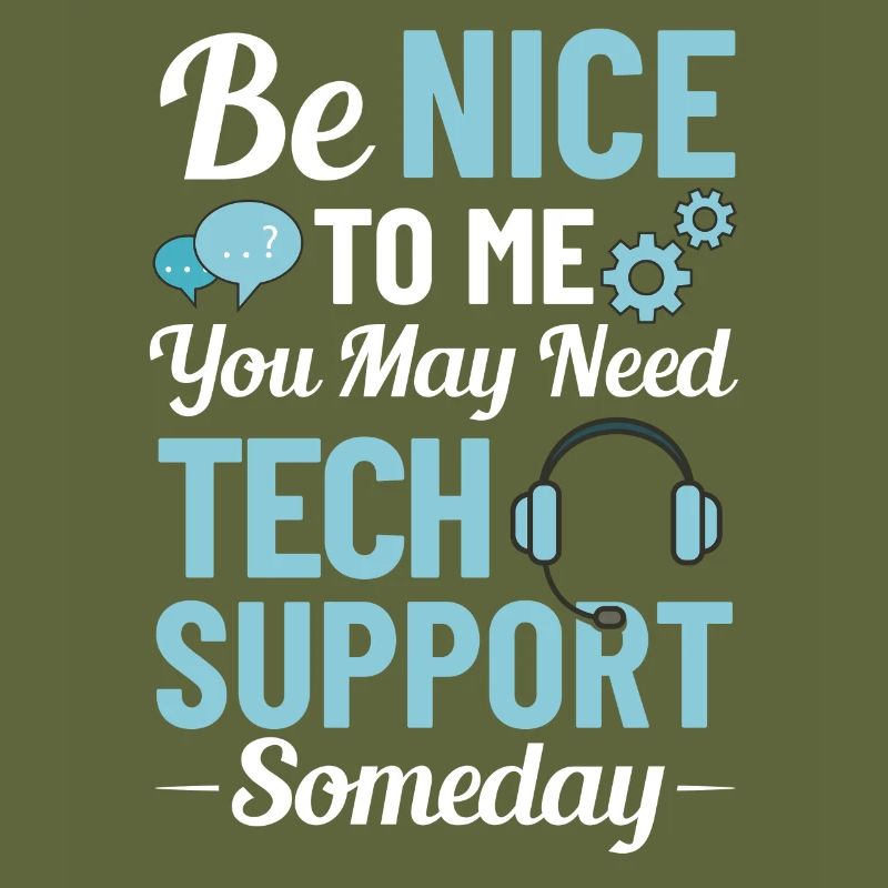 Tech Support IT Technischer Hilfe Helpdesk