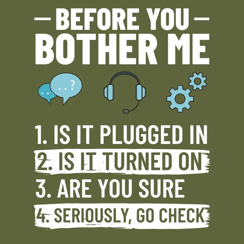 Tech Support IT Technischer Hilfe Helpdesk