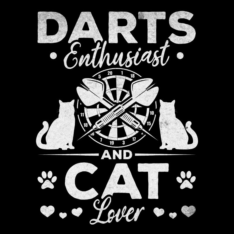 Passionné de fléchettes et amoureux des chats