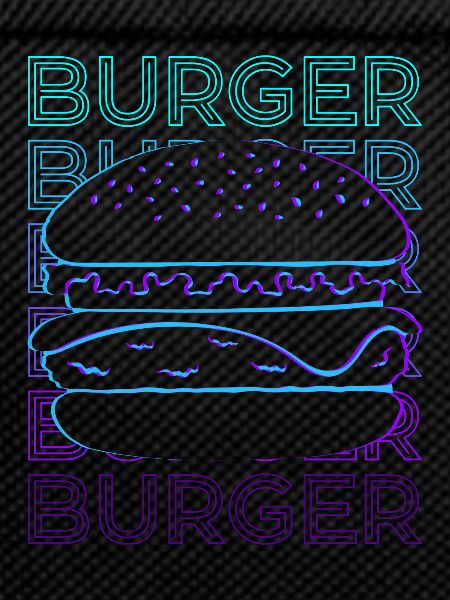 Burger Hamburger Cheeseburger Retro Gift
