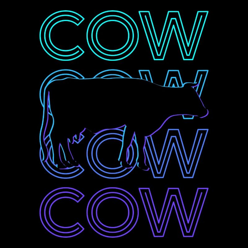 Kuh Bauer Bauernhof Bauernhof Retro Geschenk