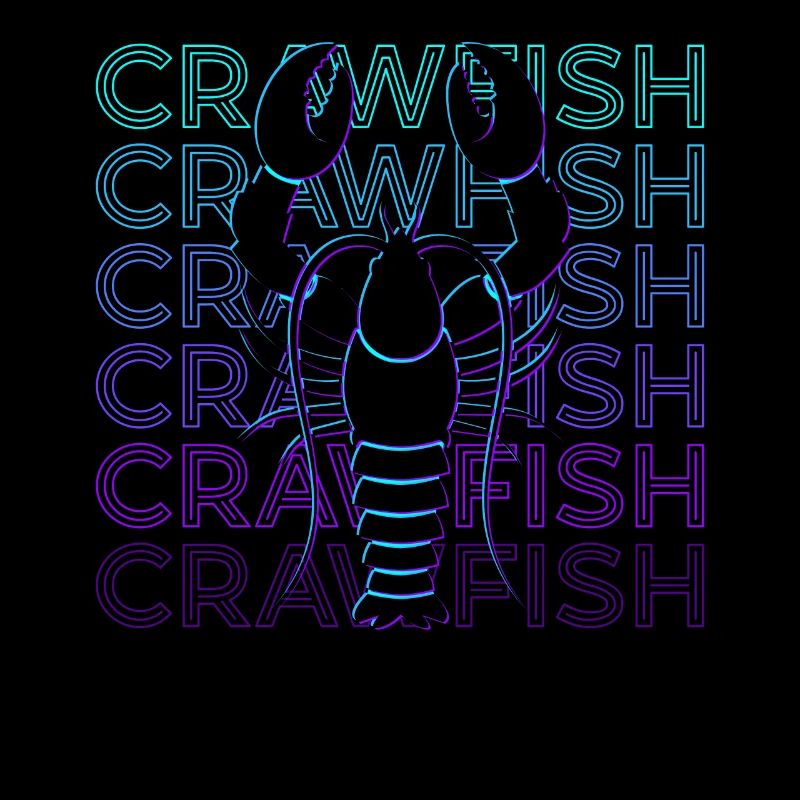 Crayfish Retro Gift