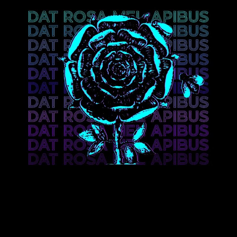 Dat Rosa Mel Apibus Rosenkreuzer-Emblem Geschenk