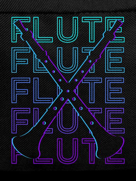Flute Flutist Retro Gift