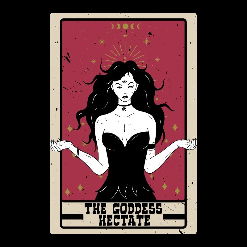 La déesse Hectate Tarot Carte De Bonne Aventure