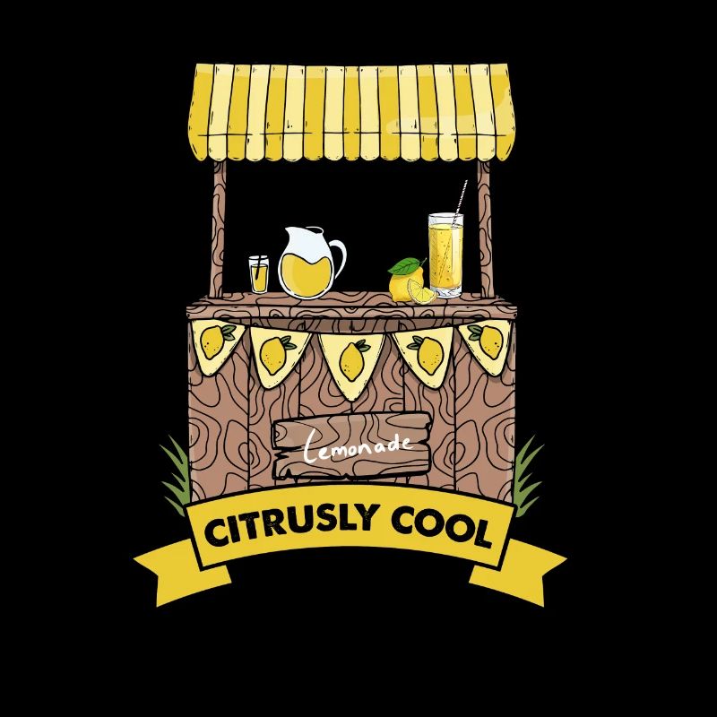 Lemon Design Lemonades Stand Boss Vente de citron