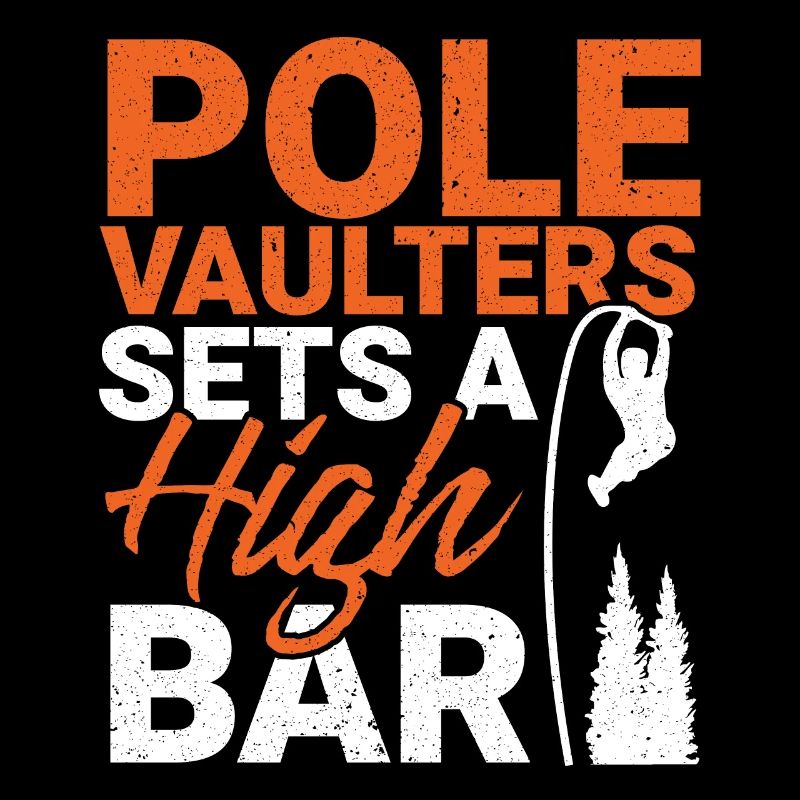Pole vaulter sets high bar in pole vault