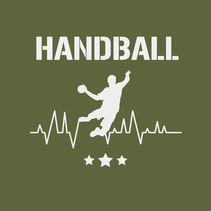Handball ECG Heartbeat Pulse Jump Lancer