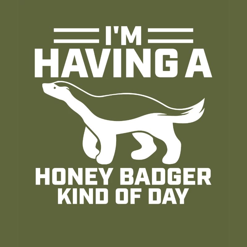 Funny honey badger