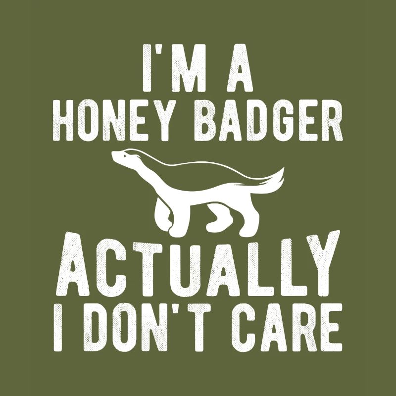 Funny honey badger