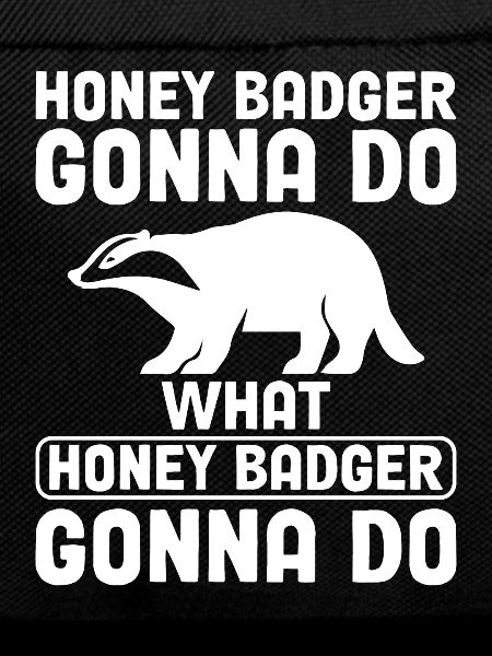 Funny honey badger