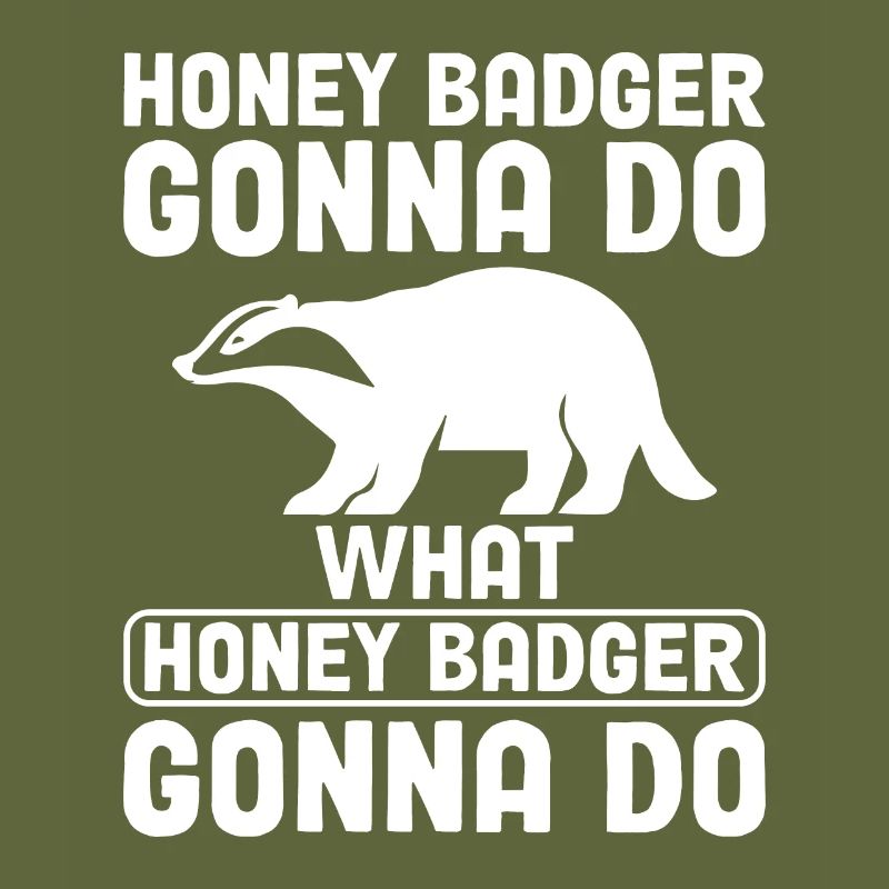 Funny honey badger