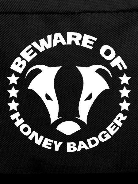 Funny honey badger