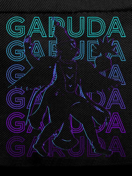 Garuda Ancient Hindu Mythology Retro