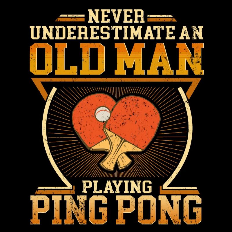 Cool Ping Pong Dad Ping Pong Player Father