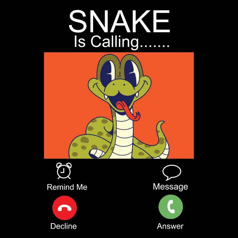 Serpent Serpent Téléphone Affichage Serpent