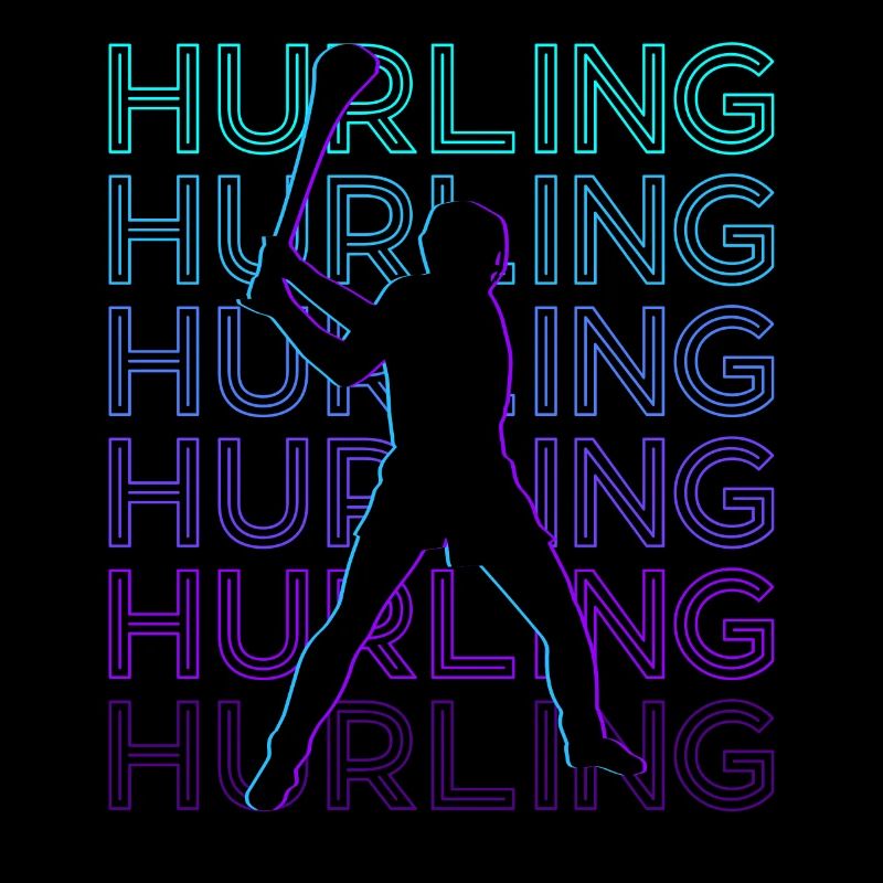 Hurling Player Retro