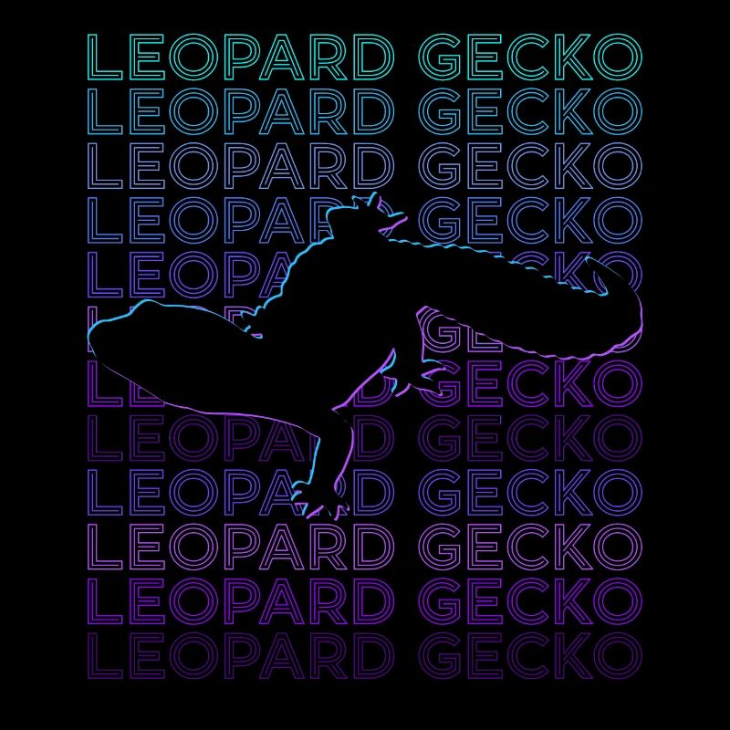 Léopard Gecko Rétro