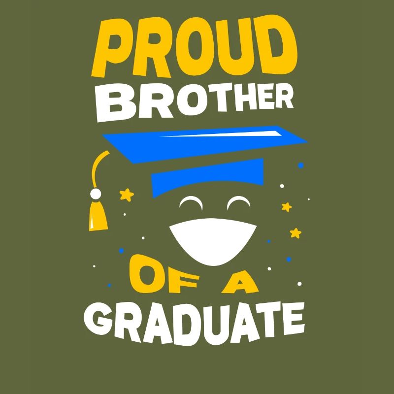 Stolzer Bruder Eines Absolventen Absolvent