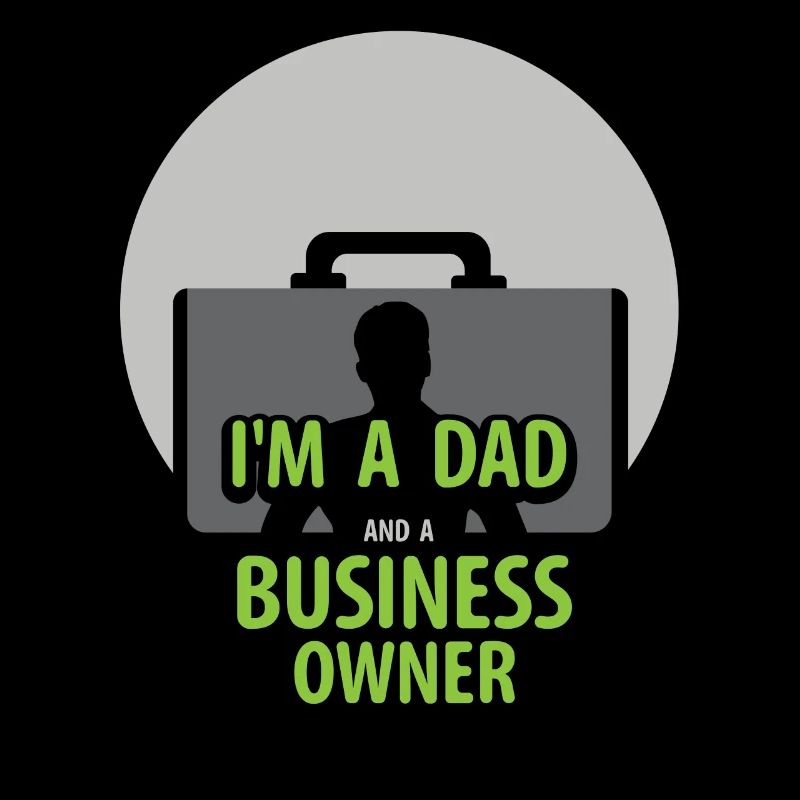 Ich Bin Ein Vater Und Ein Geschäftsinhaber CEO