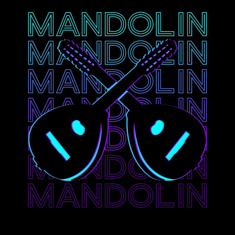 Mandolin Guitar Retro