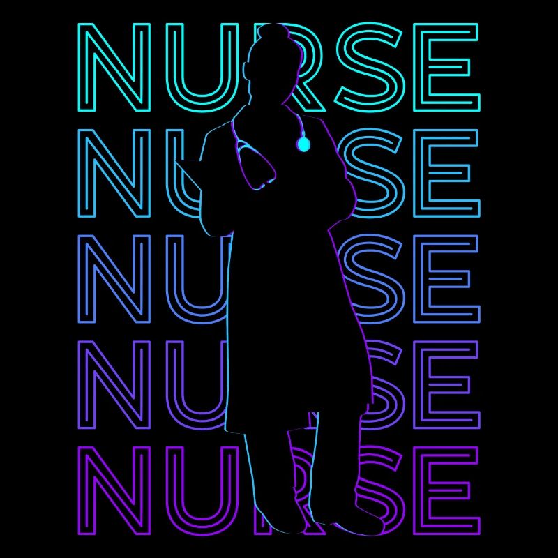 Nurse RN Nursing Retro