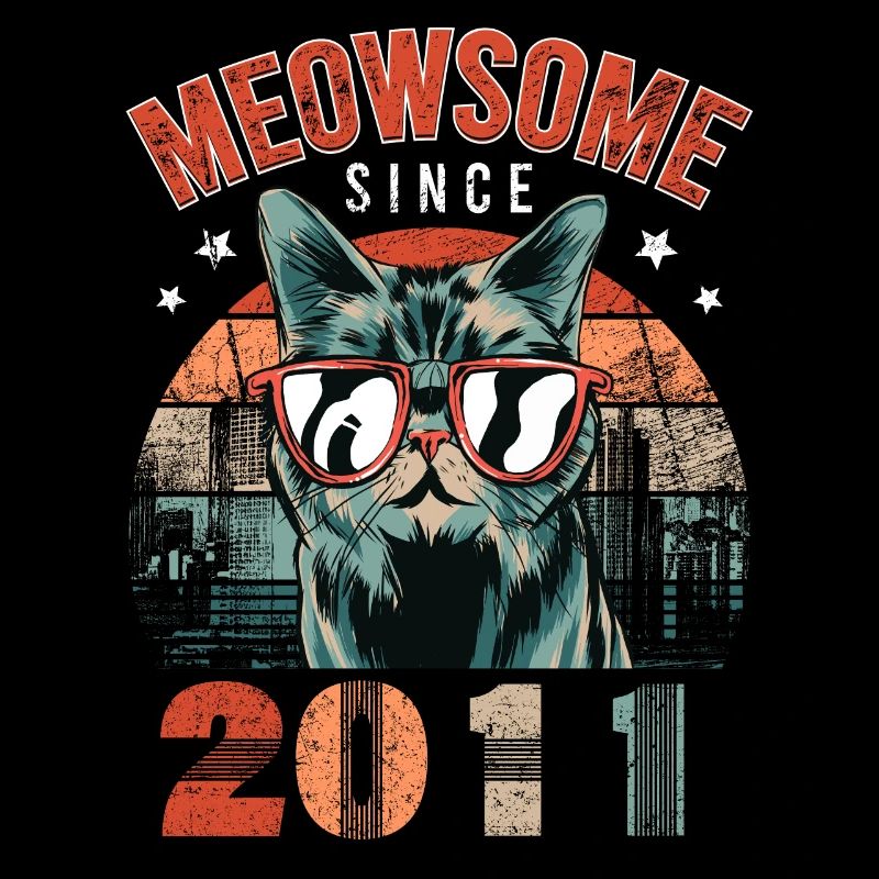 Meowsome 2011 Année de naissance 2011 Anniversaire du chat