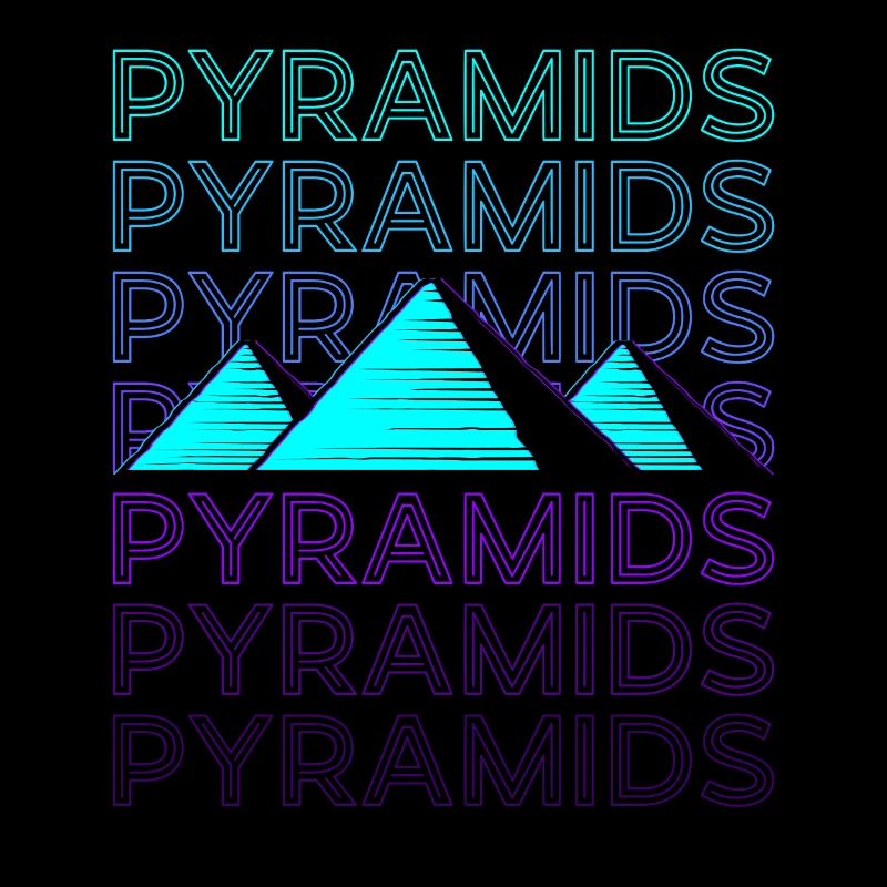 Pyramides Pyramide égyptienne Rétro