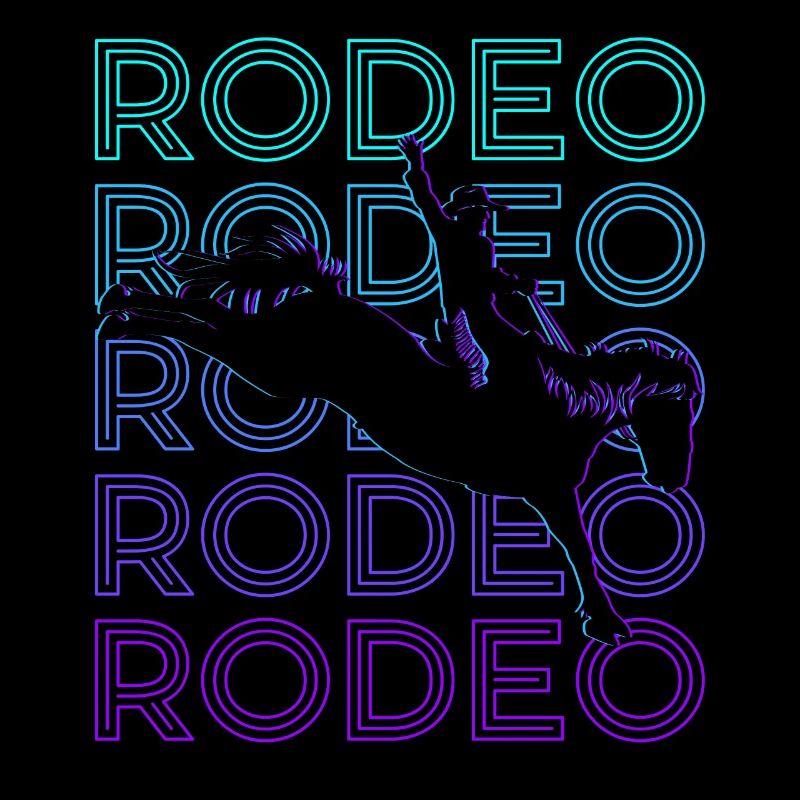 Rodeo Equestrian Retro