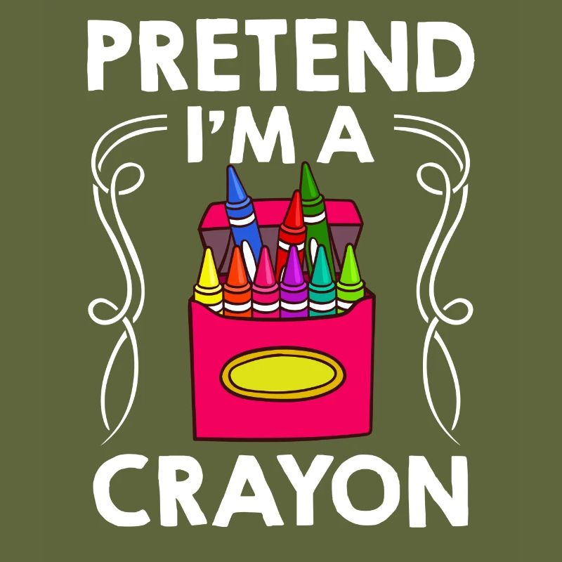 Crayon Box Colored Pencil Wax Case Wax Crayon