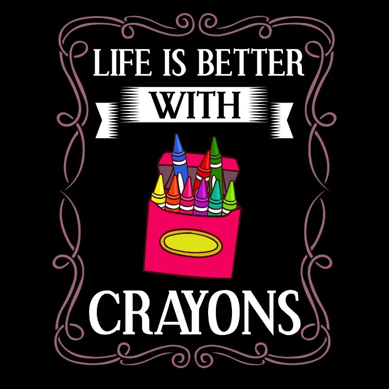 Crayon Box Colored Pencil Wax Case Wax Crayon