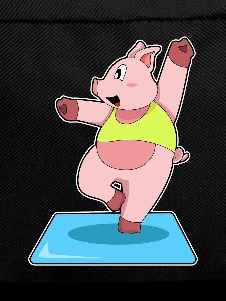 Pig Yoga Fitness Gymnastics
