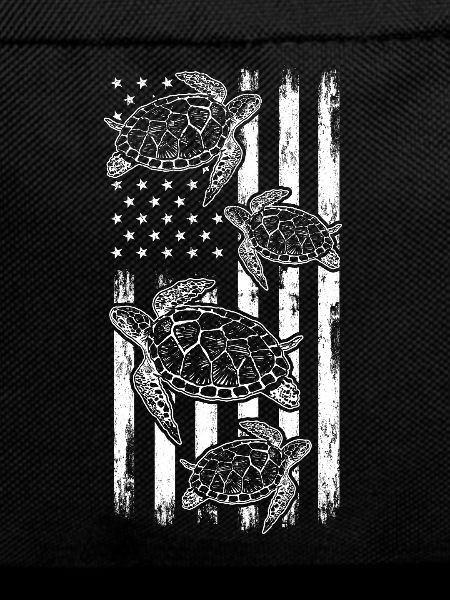 Turtle Turtles U.S. Flag Turtles