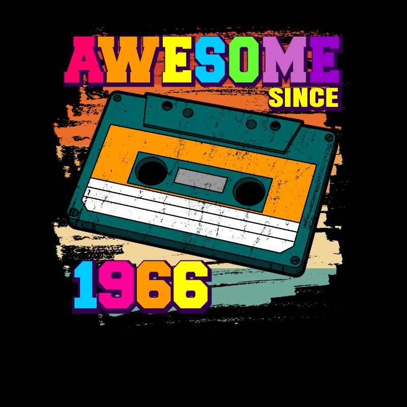Awesome since 1966 Kassette 60er 56. Geburtstag