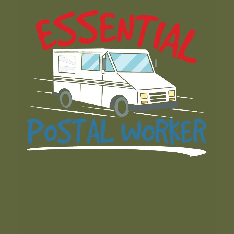 Indispensable postal worker Postman