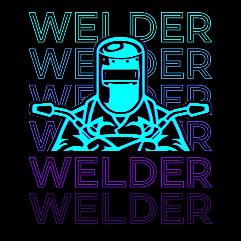 Welder Welding Welding Retro