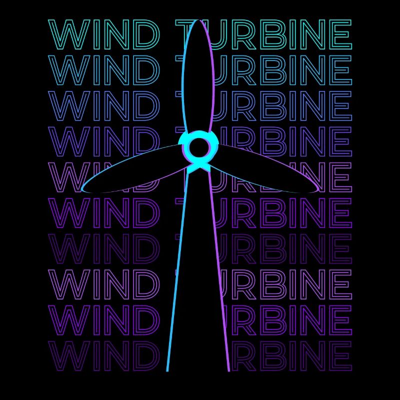 Windturbine Retro