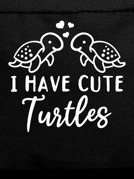 Sea turtles with hearts