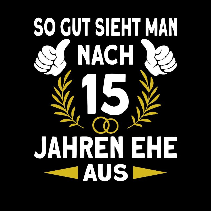 Kristallhochzeit 15 Hochzeitstag Ehemann Ehefrau