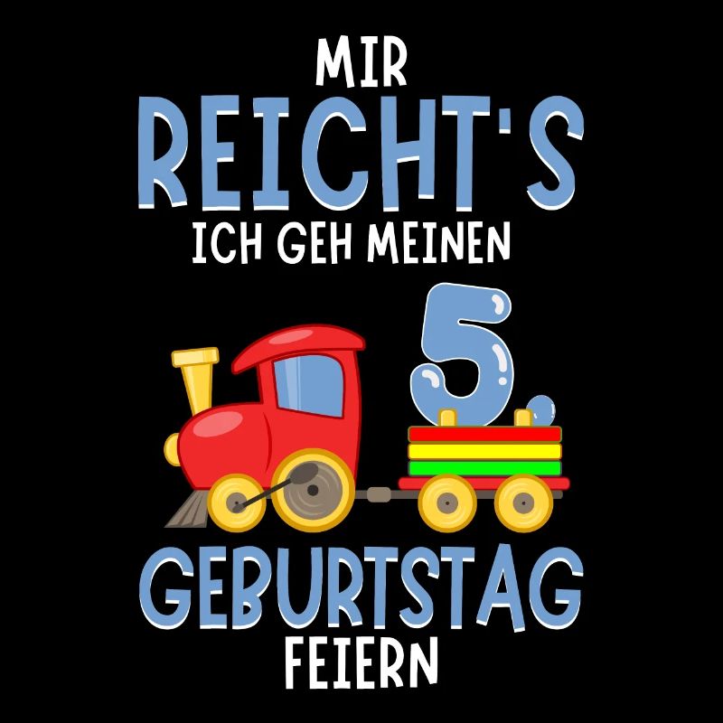5. Geburtstag Geburtstagsgeschenk mit Eisenbahn