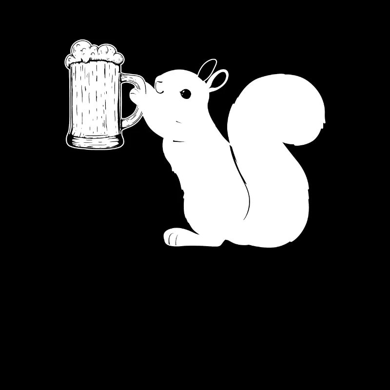 Biereichhörnchen Funny Squirrel