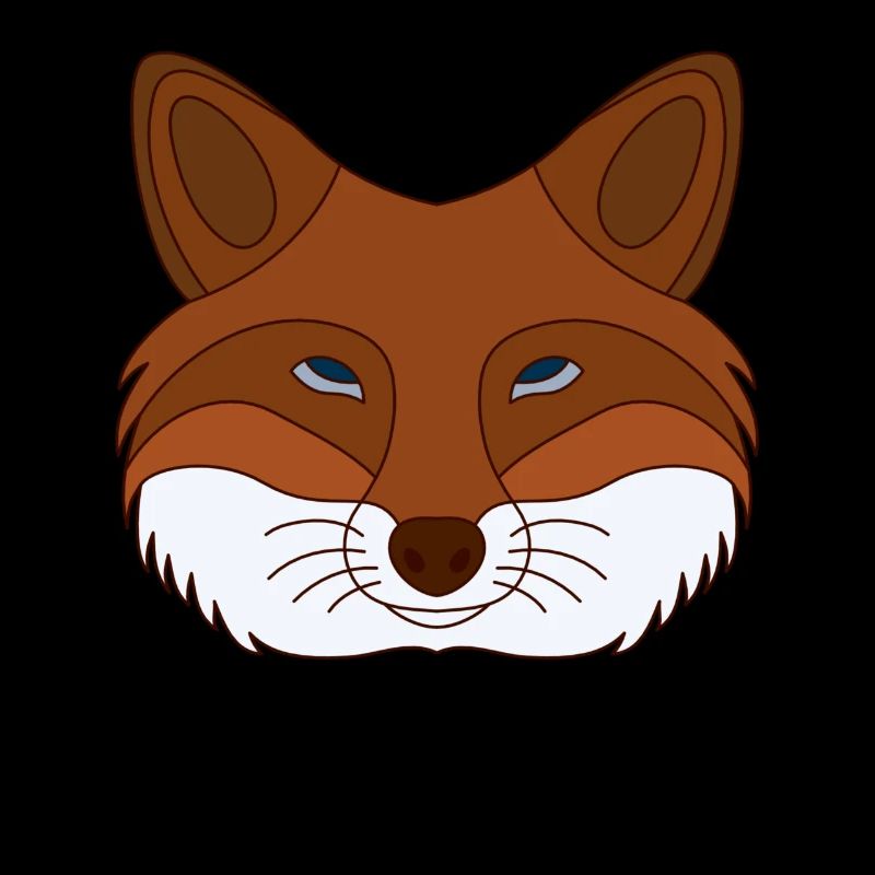 Motif d’animal sauvage de la forêt avec un design de renard