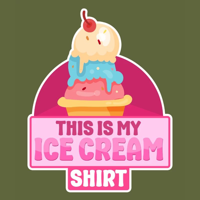 Cornet de crème glacée C’est ma glace
