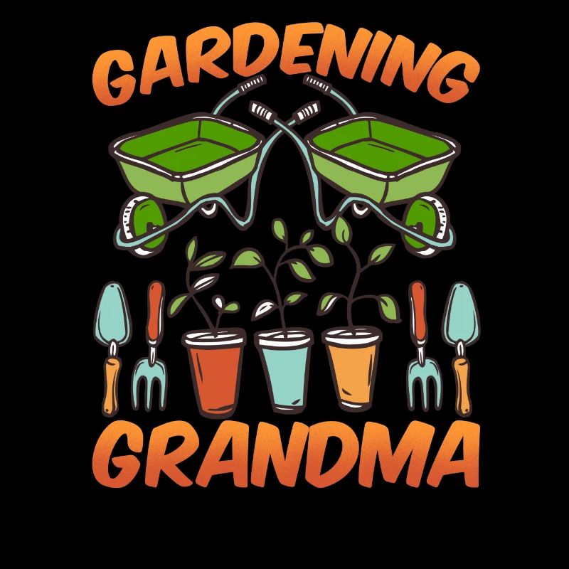 Gartenarbeit Oma Großmutter Garten Gärtnerin