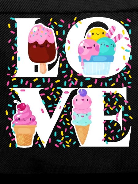 Ice Cream Cone Popsicle Love